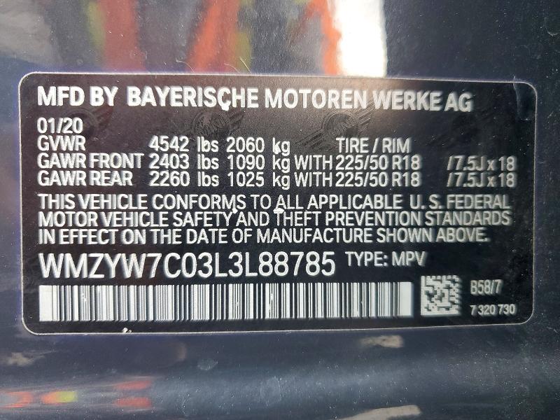 Photo 14 from auction – 2020 MINI COOPER S C with VIN WMZYW7C03L3L88785