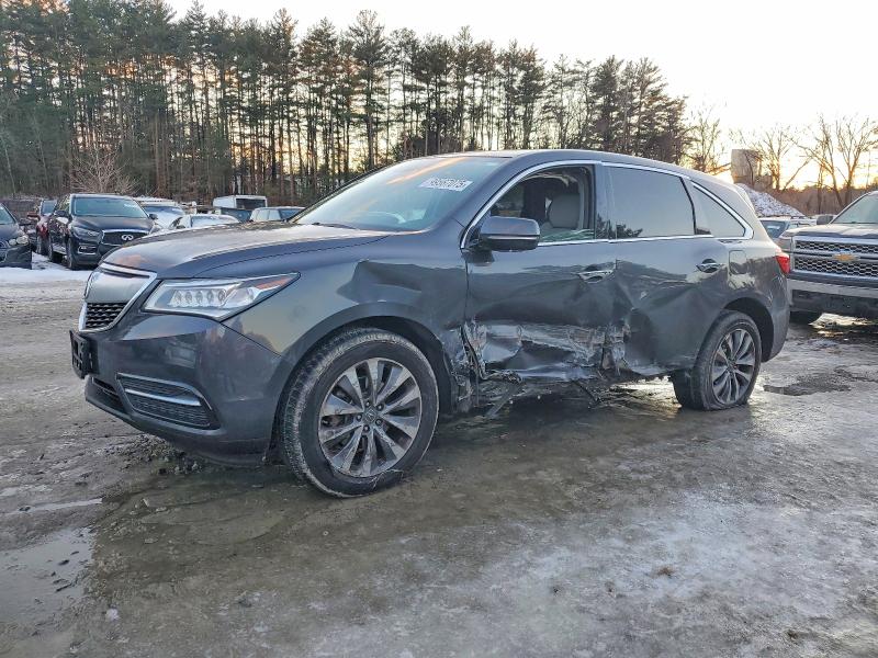 ACURA MDX TECHNO 2014 with VIN 5FRYD4H43EB003990 - Photo from auction