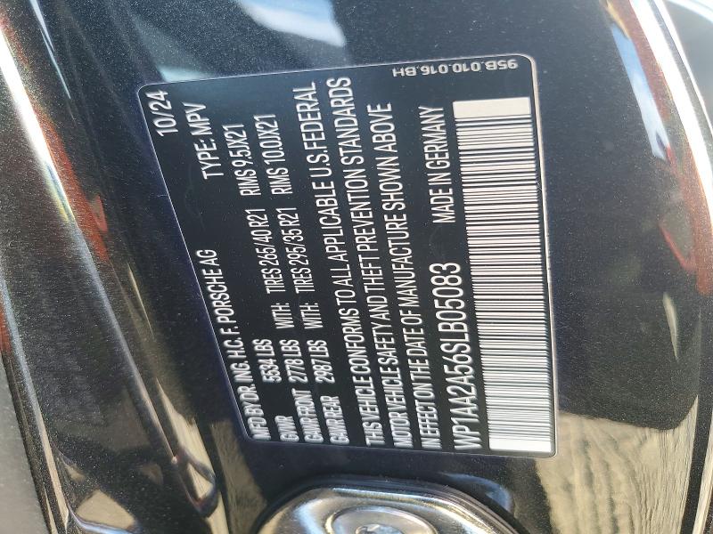 Photo 14 from auction – 2025 PORSCHE MACAN with VIN WP1AA2A56SLB05083