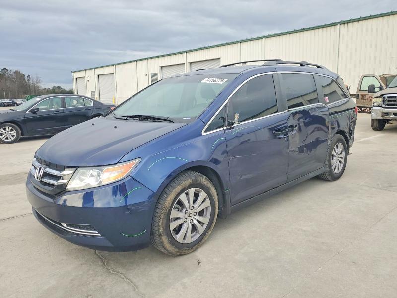 HONDA ODYSSEY 2015 with VIN 5FNRL5H25FB036052 - Photo from auction