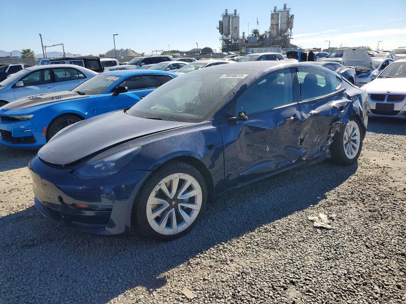 TESLA MODEL 3 2022 with VIN 5YJ3E1EB1NF188017 - Photo from auction