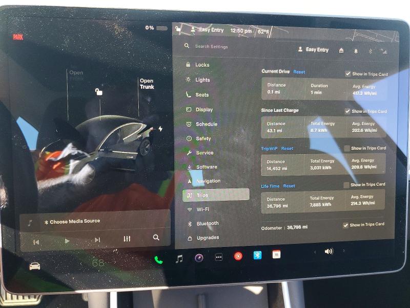 Photo 9 from auction – 2019 TESLA MODEL 3 with VIN 5YJ3E1EA9KF399260
