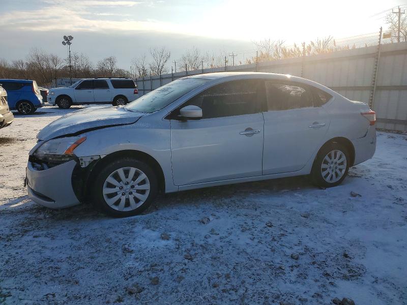 NISSAN SENTRA S 2015 with VIN 3N1AB7AP8FL669120 - Photo from auction