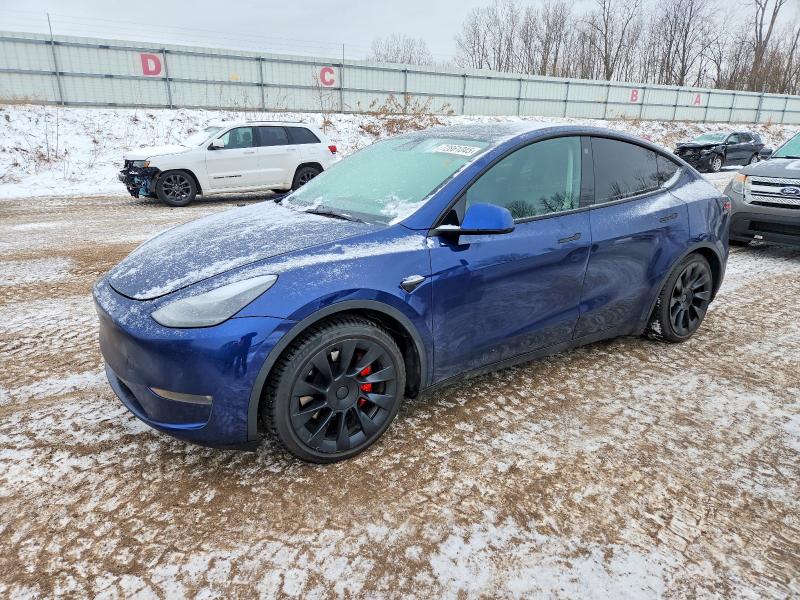 Foto 1 de la subasta – 2022 TESLA MODEL Y con VIN 7SAYGDEF4NF373766