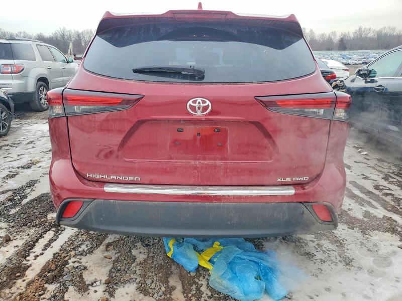 Photo 6 from auction – 2024 TOYOTA HIGHLANDER with VIN 5TDKDRBH9RS562509