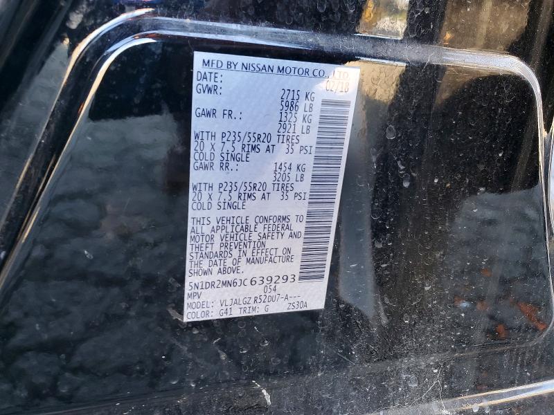 Photo 14 from auction – 2018 NISSAN PATHFINDER with VIN 5N1DR2MN6JC639293