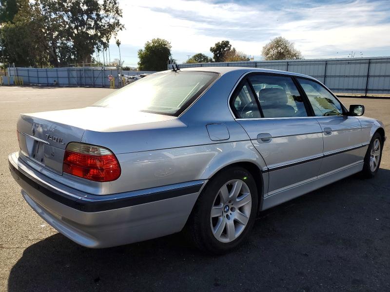 Photo 3 from auction – 2001 BMW 740 IL with VIN WBAGH83461DP18101