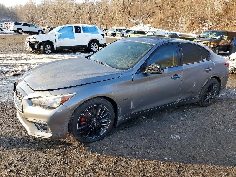 INFINITI Q50 LUXE 2018 with VIN JN1EV7ARXJM438809 - Photo from auction