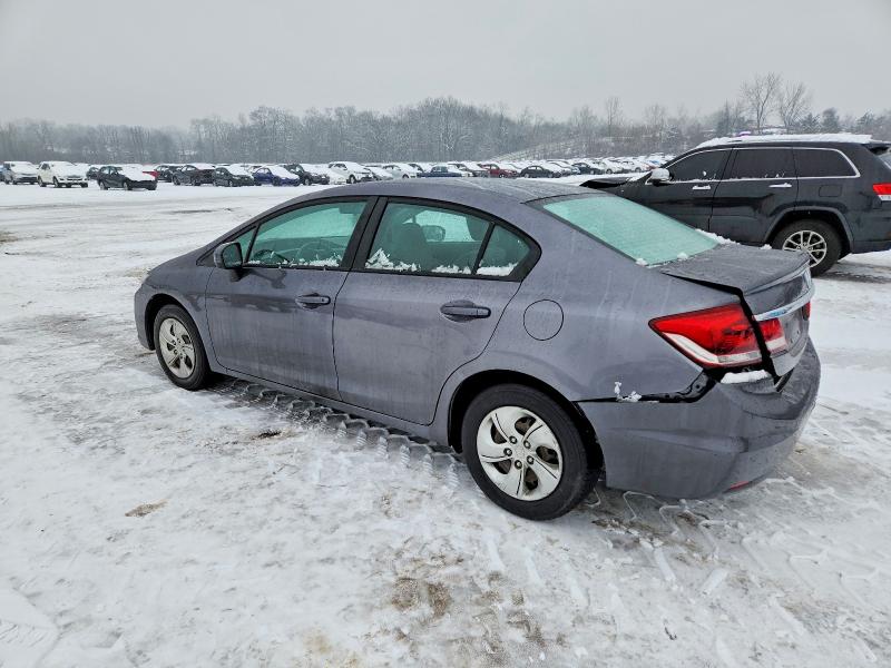 Photo 2 from auction – 2014 HONDA CIVIC LX with VIN 19XFB2F54EE259320