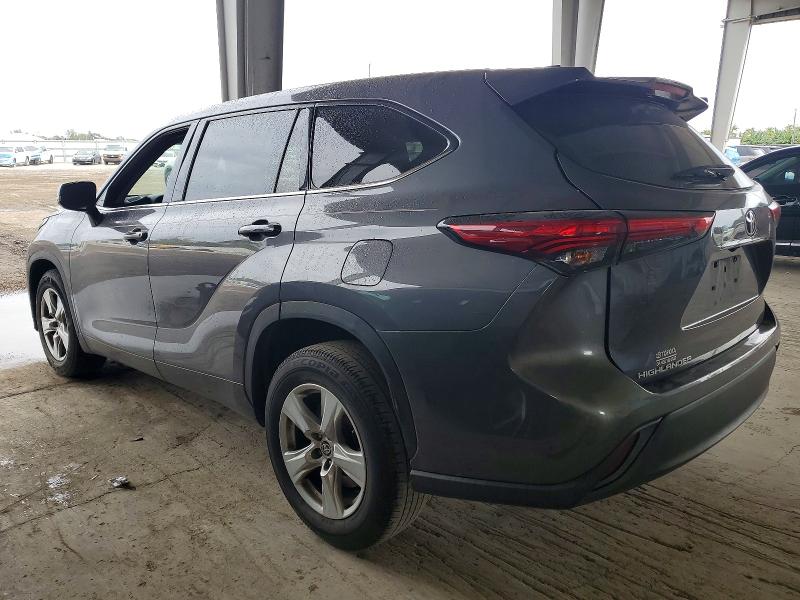 Photo 2 from auction – 2021 TOYOTA HIGHLANDER with VIN 5TDCZRAH4MS070230