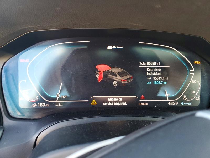 Photo 9 from auction – 2021 BMW 330E with VIN WBA5P7C00MFK07624