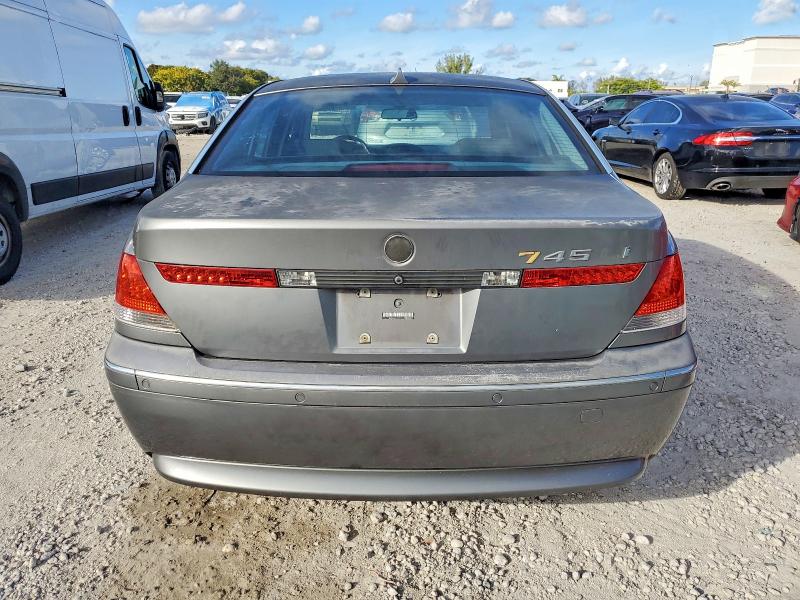 Photo 6 from auction – 2004 BMW 745 LI with VIN WBAGN63514DS51809