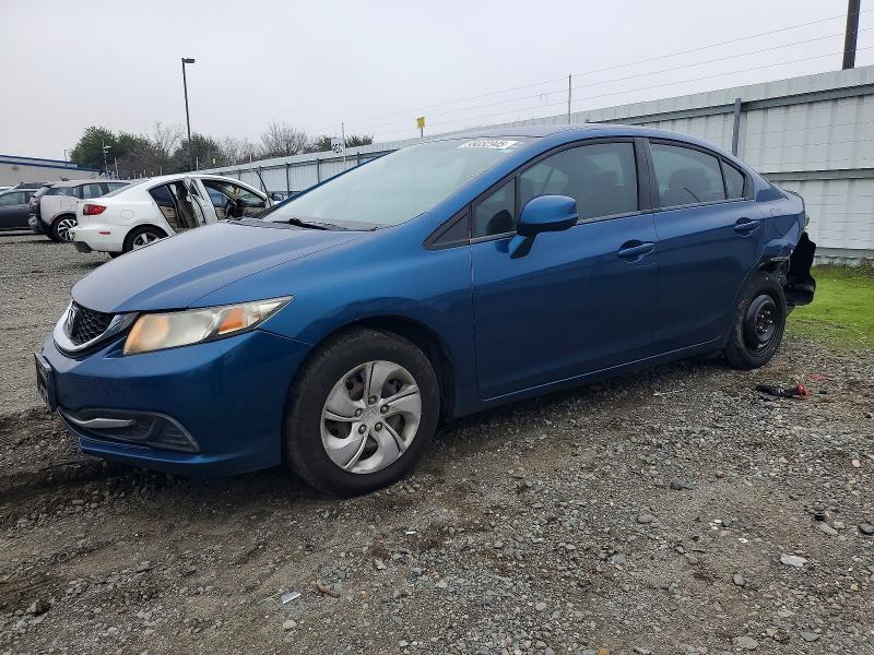 Foto 1 de la subasta – 2013 HONDA CIVIC con VIN 2HGFB2F52DH587145
