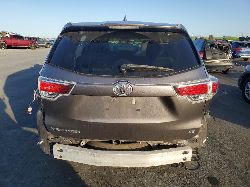 Photo 6 from auction – 2016 TOYOTA HIGHLANDER with VIN 5TDZKRFH7GS177316