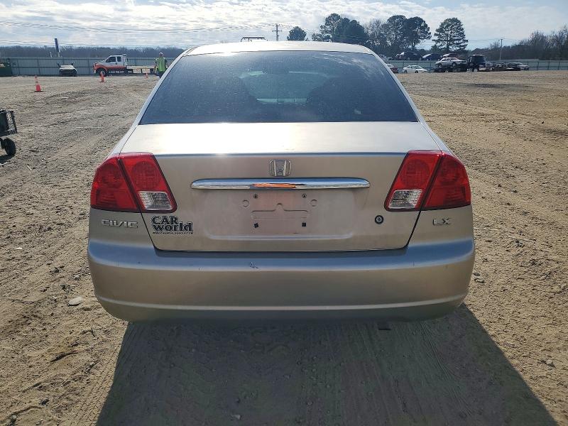 Photo 6 from auction – 2003 HONDA CIVIC LX with VIN 2HGES16593H620324