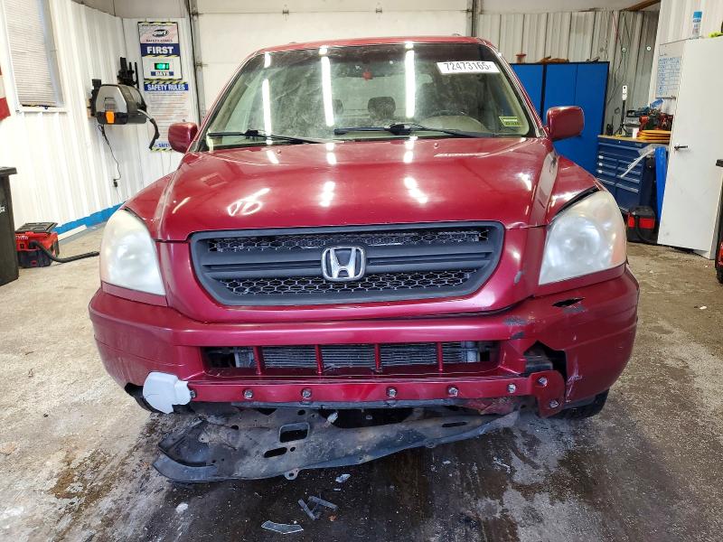Photo 5 from auction – 2005 HONDA PILOT EX with VIN 5FNYF18435B058420