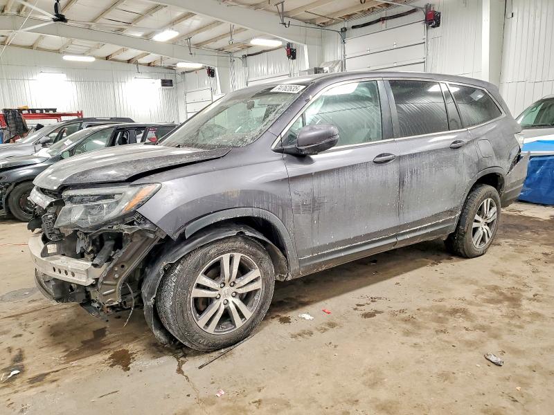 HONDA PILOT EX 2017 with VIN 5FNYF6H33HB066591 - Photo from auction