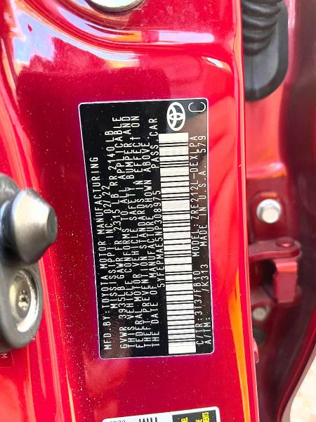 Foto 10 de la subasta – 2022 TOYOTA COROLLA con VIN 5YFEPMAE5NP308975
