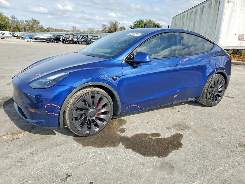 TESLA MODEL Y 2021 with VIN 5YJYGDEF5MF297941 - Photo from auction