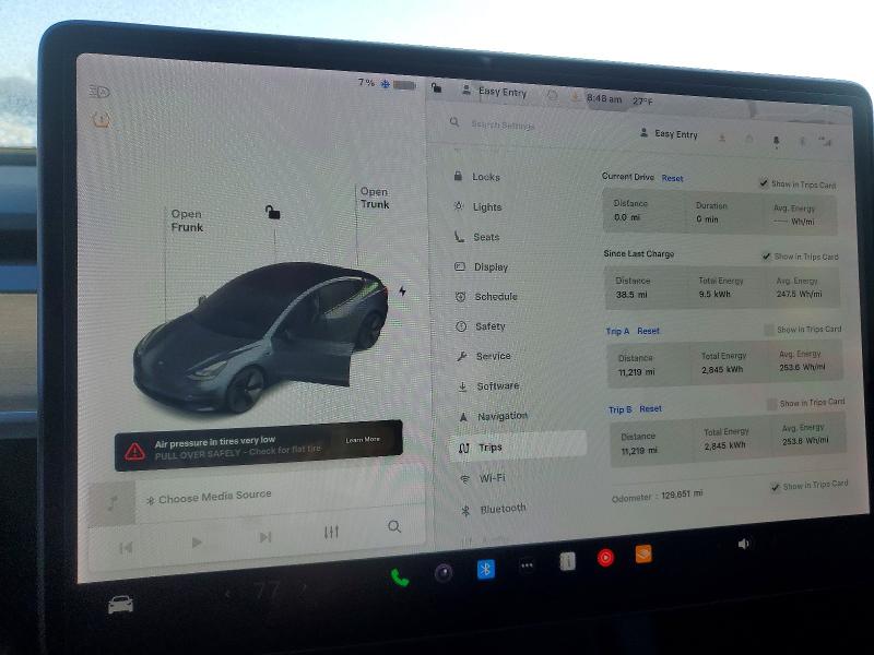 Photo 9 from auction – 2021 TESLA MODEL 3 with VIN 5YJ3E1EA9MF099673