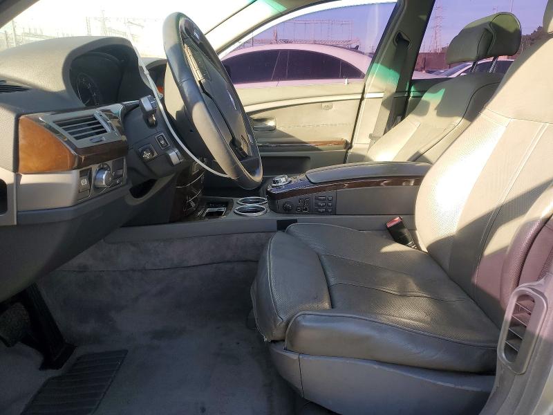 Photo 7 from auction – 2007 BMW 750 with VIN WBAHN83507DT76983
