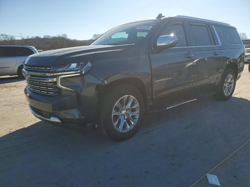 CHEVROLET SUBURBAN 2021 with VIN 1GNSCFKD0MR339420 - Photo from auction