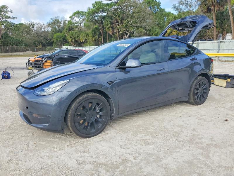 TESLA MODEL Y 2020 with VIN 5YJYGDEE2LF037437 - Photo from auction