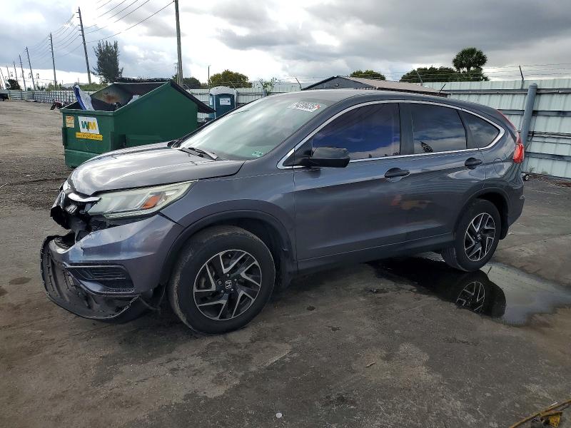 HONDA CR-V SE 2016 with VIN 2HKRM3H46GH537067 - Photo from auction