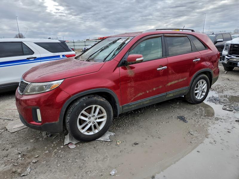 KIA SORENTO LX 2014 with VIN 5XYKT4A66EG433205 - Photo from auction