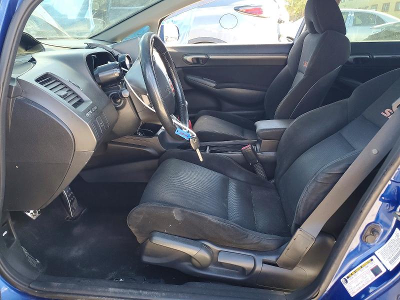 Photo 7 from auction – 2008 HONDA CIVIC SI with VIN 2HGFA55528H701396