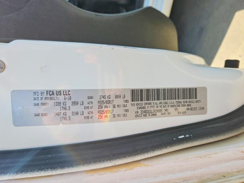 Photo 14 from auction – 2018 DODGE GRAND CARA with VIN 2C4RDGEG2JR334905