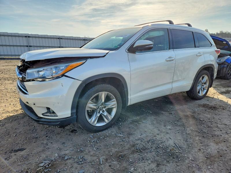 TOYOTA HIGHLANDER 2016 with VIN 5TDDKRFH1GS331125 - Photo from auction