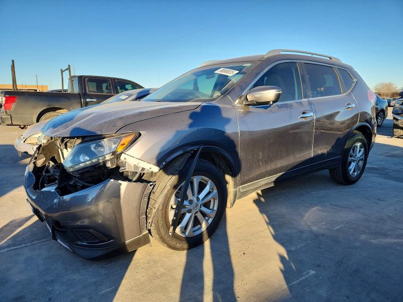 NISSAN ROGUE SV 2015 with VIN KNMAT2MT0FP506097 - Photo from auction