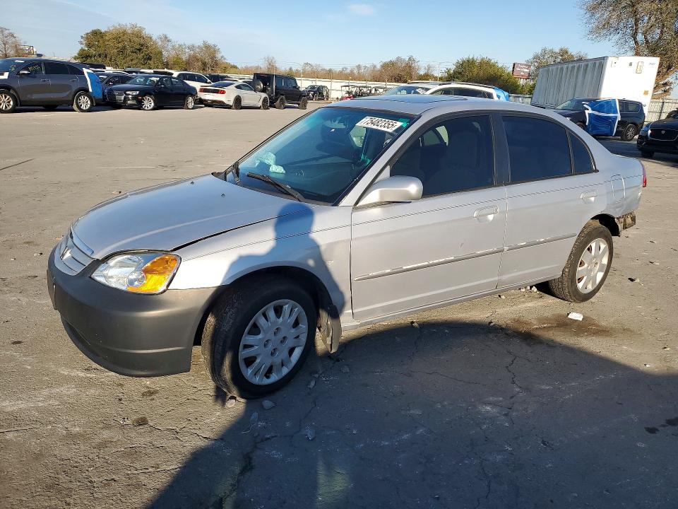 Photo 1 from auction – 2002 HONDA CIVIC EX with VIN 1HGES268X2L070973