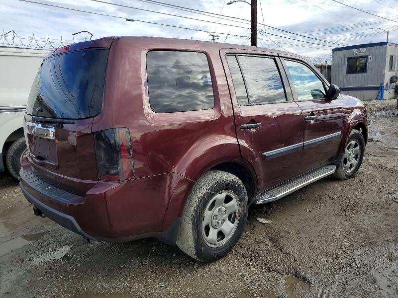 Photo 3 from auction – 2011 HONDA PILOT with VIN 5FNYF3H23BB025133