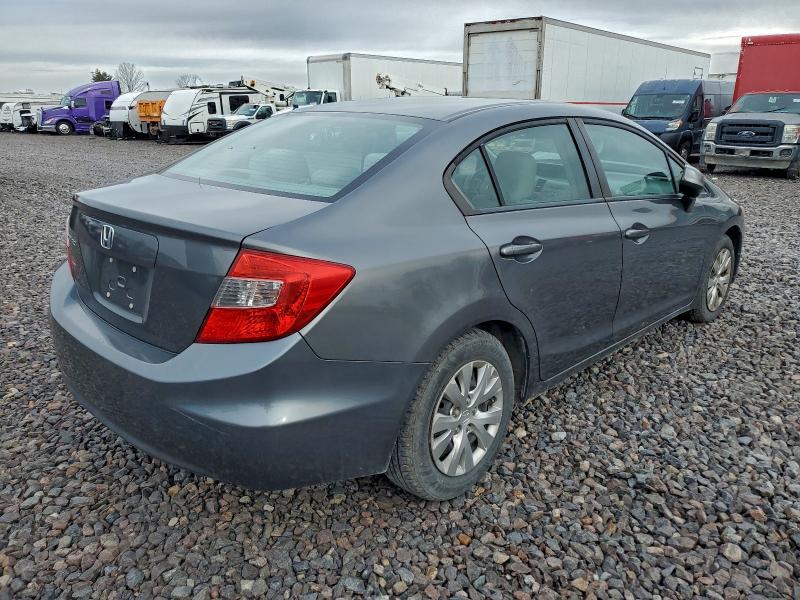 Photo 3 from auction – 2012 HONDA CIVIC LX with VIN 19XFB2F54CE075654