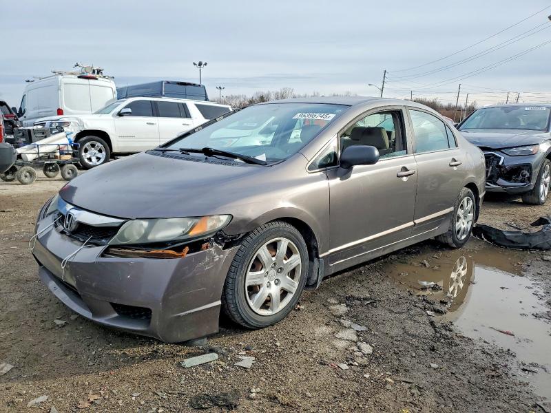 HONDA CIVIC LX 2011 with VIN 19XFA1F50BE019867 - Photo from auction