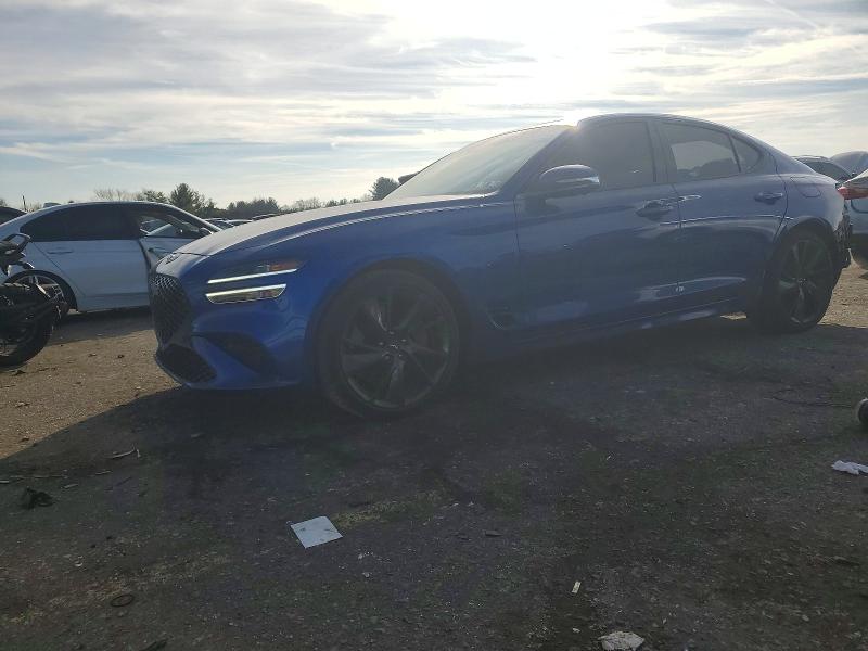 GENESIS G70 BASE 2022 with VIN KMTG54TE8NU096847 - Photo from auction