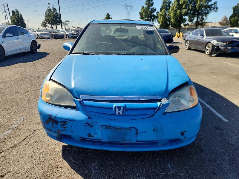 Photo 5 from auction – 2002 HONDA CIVIC EX with VIN 2HGES26732H568341