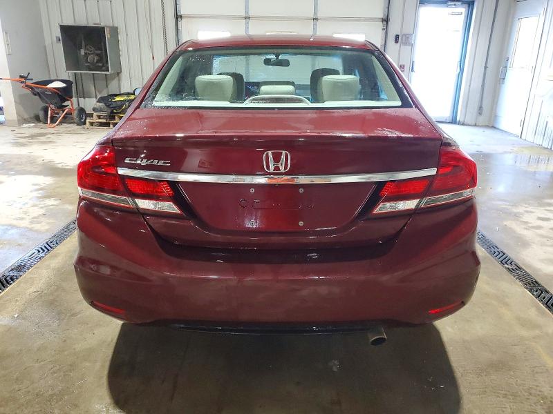 Photo 6 from auction – 2013 HONDA CIVIC EXL with VIN 19XFB2F99DE250890