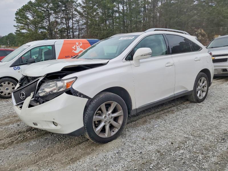 LEXUS RX 350 2011 with VIN 2T2ZK1BA4BC043905 - Photo from auction