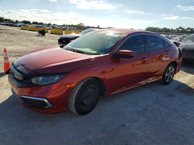 Photo 1 from auction – 2020 HONDA CIVIC LX with VIN 19XFC2F68LE016497