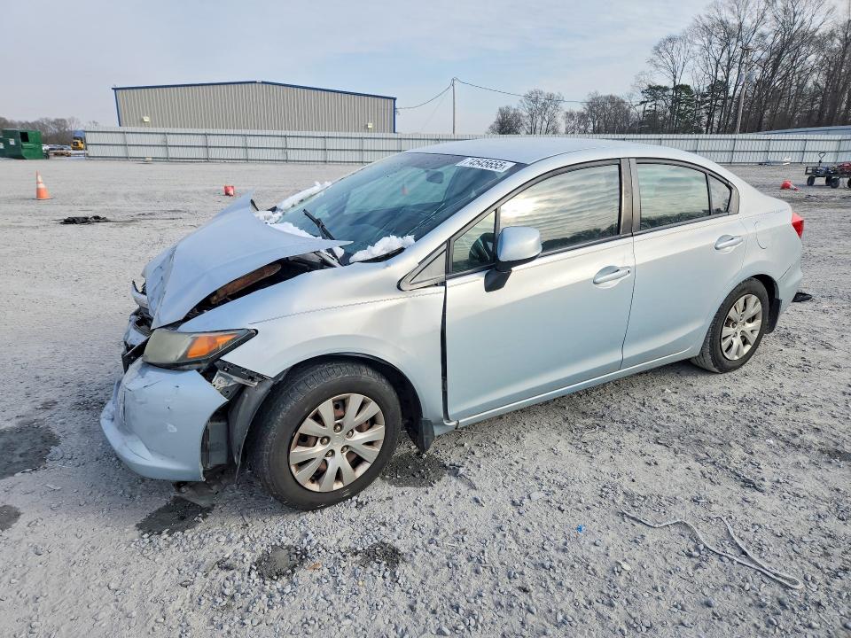 HONDA CIVIC 2012 with VIN 2HGFB2F5XCH536586 - Photo from auction
