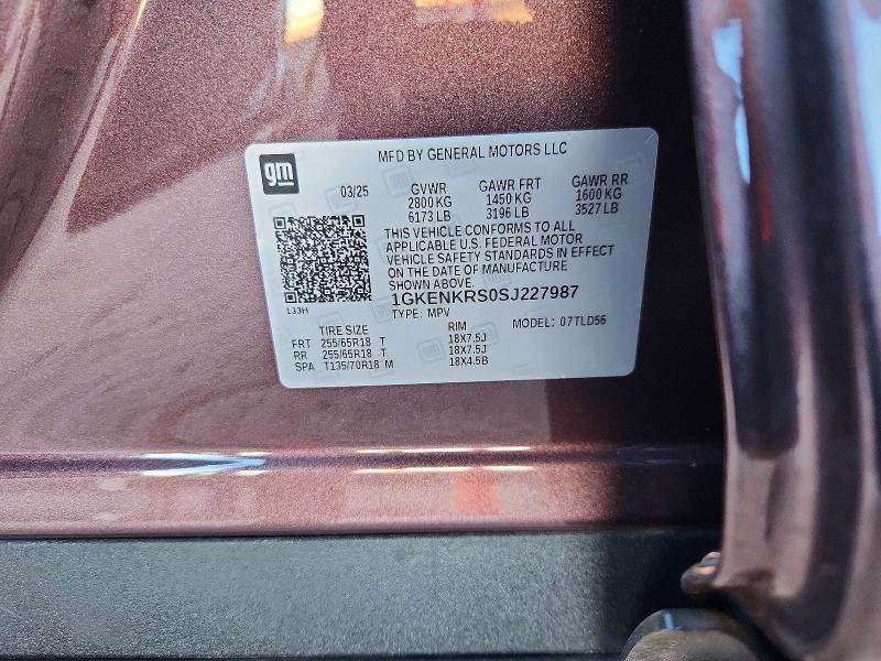 Photo 14 from auction – 2025 GMC ACADIA with VIN 1GKENKRS0SJ227987