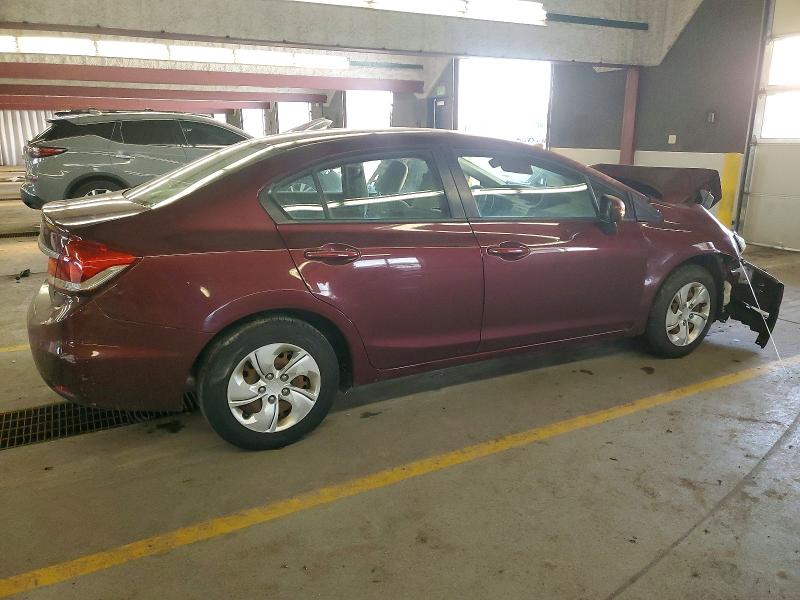 Photo 3 from auction – 2014 HONDA CIVIC LX with VIN 19XFB2F57EE039976