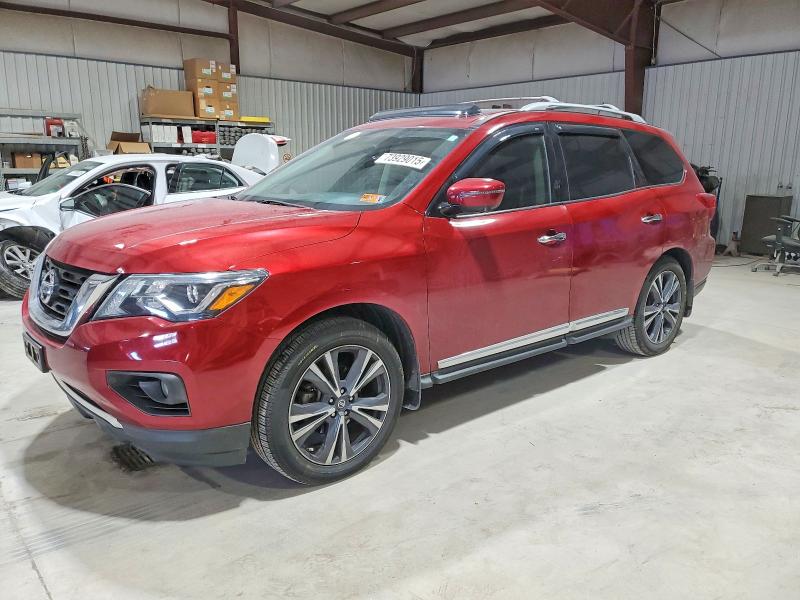 NISSAN PATHFINDER 2018 with VIN 5N1DR2MM8JC654207 - Photo from auction
