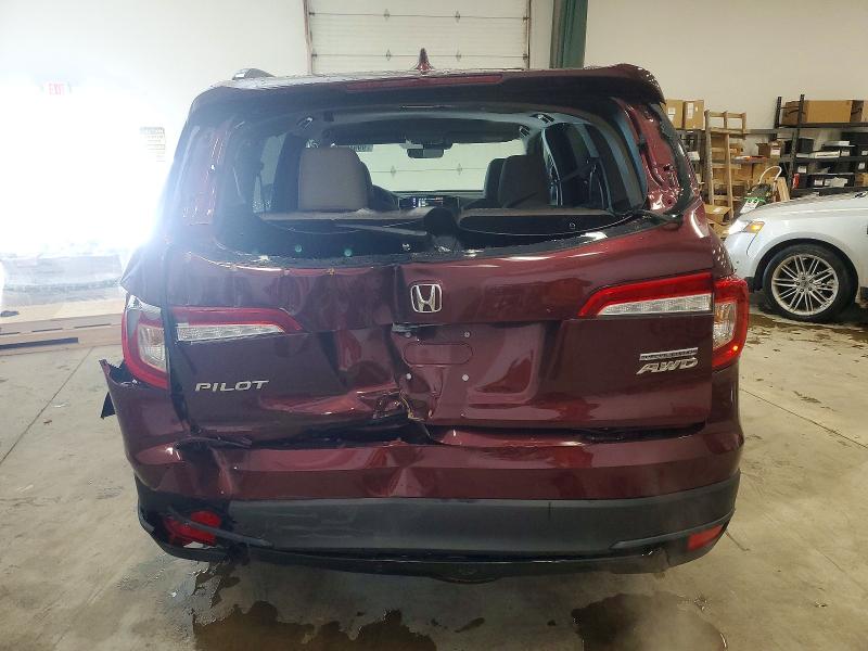Photo 6 from auction – 2022 HONDA PILOT SE with VIN 5FNYF6H2XNB052254
