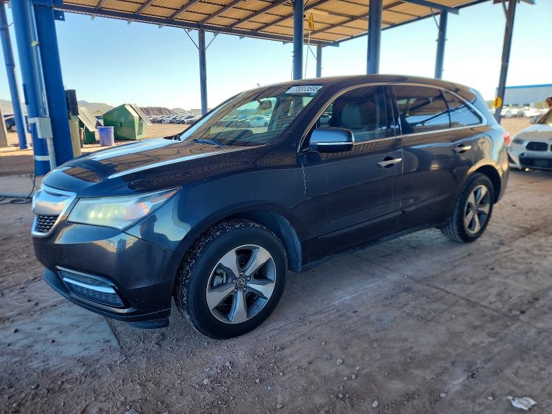 ACURA MDX 2014 with VIN 5FRYD3H23EB012326 - Photo from auction