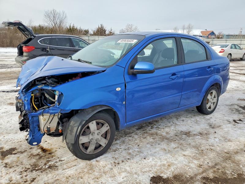 CHEVROLET AVEO 2007 with VIN KL1TD56647B130251 - Photo from auction