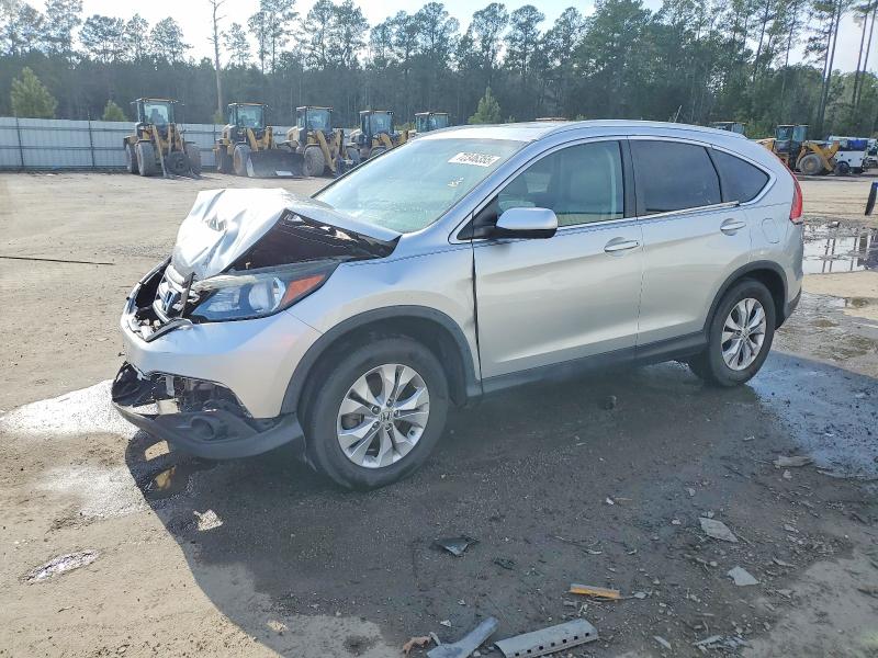 HONDA CR-V EXL 2014 with VIN 2HKRM3H7XEH528945 - Photo from auction